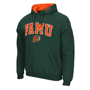Sweat-shirt à capuche FAMU en polaire premium, imperméable, pour homme et femme, service OEM, logo sur le devant - Product Image 2