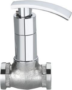 Robinet mural en laiton chromé pour machine à laver, avec bride, durable, à eau froide uniquement, pour la maison - Product Image 3