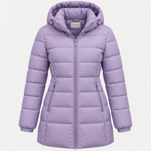 Chaqueta Bomber Acolchada de Lona para Mujer, Impermeable, con Capucha, Estilo Único, para Clima Frío, Moda Urbana - Product Image 5