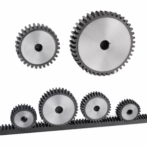 Pignon de chaîne à rouleaux en acier 2.5, 10-50 dents, engrenages droits usinés, trou de fixation, personnalisable OEM pour machines d'impression - Product Image 5