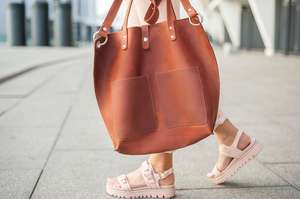 Nueva Colección de Bolsos Tote de Cuero 100% Genuino para Mujer, con Logotipo Personalizado Impreso, Bolsos de Hombro de Cuero Vacuno para Dama, LTB-0226 - Product Image 3