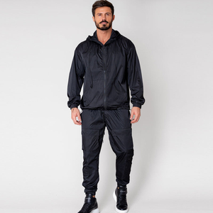 Survêtement coupe-vent pour homme, léger, imperméable, tenue de jogging athlétique, tissu léger, coupe confortable, course à pied pour homme - Product Image 1