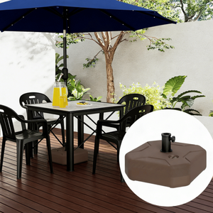 Ombrellone da Giardino con Struttura in Acciaio a Raggio di 3m e Palo in Acciaio Inossidabile - Base per Esterni - Product Image 4