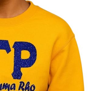 Sudadera Brillante con Letras Griegas de Sigma Gamma Rho para Mujer, Suéter Casual Suave con Diseño Personalizado para Hermandades - Product Image 5