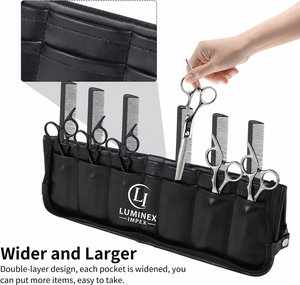 NYBL-55 5.5inch Straight <b>Left</b>-<b>handed</b> <b>Scissors</b> JAPAN 440C Sharp 58-59HRC Hardness Stainless Steel Handle Barber Shears Hair 28 - Product Image 5
