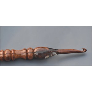 Handmade Ergonomic wood <b>Crochet</b> <b>Hook</b> - Premium Wooden Knitting Needle for Chunky Yarn & DIY Crafting - Comfort Grip <b>Hook</b> Needles - Product Image 6