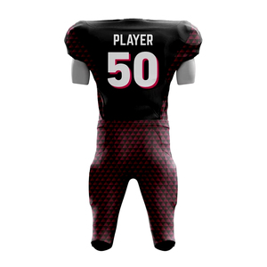 Vente en gros d'uniformes de football américain personnalisés de haute qualité, 100% polyester, vêtements de sport respirants et à séchage rapide - Product Image 3