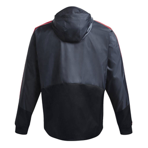 Winter <b>Hooded</b> Outdoor Waterproof Breathable Windbreaker <b>Rain</b> <b>Jacket</b> with Front Logo Lightweight - Product Image 3