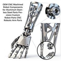 Pièces détachées de robots industriels CNC sur mesure, équipement de révision, pièces en acier inoxydable et aluminium, certification TUV, électroérosion à fil, tolérance