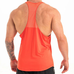 Camiseta sin mangas de tela de malla de algodón, de secado rápido, anti-bolitas, de corte largo y holgado, transpirable, para deporte, precio bajo, para pedidos al por mayor, de fabricante - Product Image 5