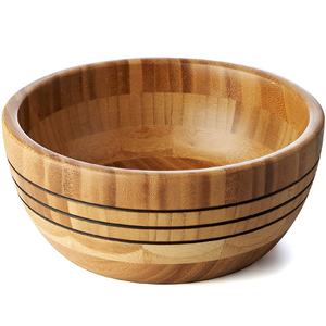 Tazón de servicio redondo de madera - Product Image 5