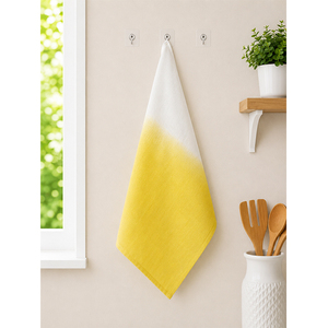 Serviette de cuisine 100% lin, douce, séchage rapide, réutilisable, couleur unie, pour le nettoyage à la maison - Product Image 1