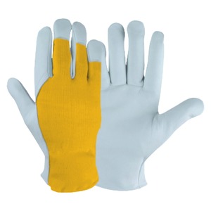 Guantes de Trabajo de Algodón Amarillo Unisex para Exteriores, Protección para Todas las Estaciones - Product Image 1