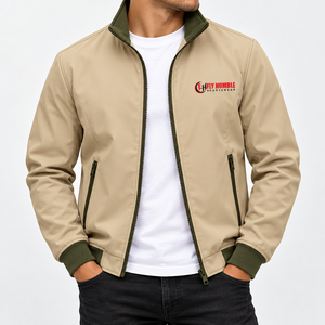 Veste de sport décontractée Fly Humble pour homme, style racer, à blocs de couleur, col montant, fermeture éclair - Product Image 4