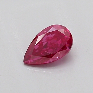 Diamant de laboratoire CVD rose vif fantaisie VS2 de 0,54 ct, taille poire, non monté - Product Image 1