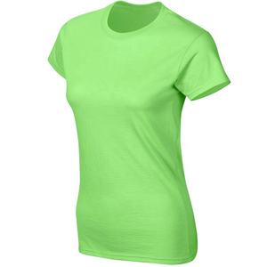 ที่กําหนดเองผ้าฝ้าย95% 5%อีลาสเทนสลิมฟิตผู้หญิงเสื้อยืดชุดเสื้อลูกเรือคอฮิปฮอปเซ็กซี่ติดตั้งสุภาพสตรีท็อปส์อุปกรณ์ด้านนอก - Product Image 1