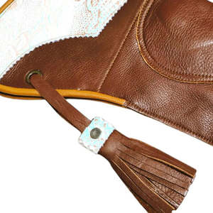 Guantes de Cetrería de Alta Gama, Doble Capa, Cuero Vacuno Suave, Guantes para Manipulación de Aves, para Caza de Águilas - Product Image 6