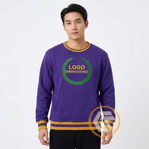 โอเมก้าแบบปรับแต่งได้ |   เสื้อสเวตเชิ้ตผ้าฟลีซปักลาย 100% คอตตอน สำหรับฤดูหนาว คุณภาพสูง สำหรับผู้ชาย สไตล์กรีก - Product Image 1