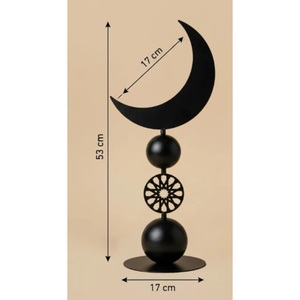 Décoration de table moderne en métal, motif croissant de lune islamique, ensemble de minarets, durable, fait main, cadeau de l'Aïd, du Ramadan, de Thanksgiving, de la fête des nouvellements ans - Product Image 6