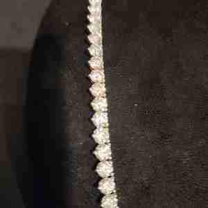 Cadena Cubana de Moda para Joyería Hip Hop Unisex, Plata de Ley 925 con Diamante Cultivado en Laboratorio - Product Image 2