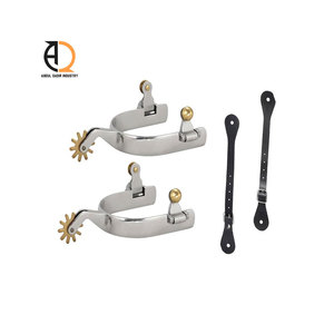 Espuelas de Equitación Metálicas, Equipo Ecuestre de Construcción Duradera - Product Image 1