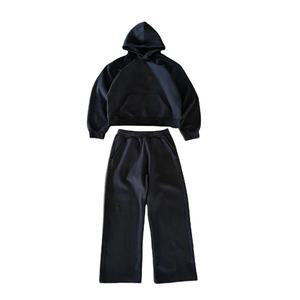 Sweat-shirt à capuche décontracté pour homme, coupe régulière, 100 % coton, haute qualité, lavage enzymatique, idéal pour la course et le fitness – Meilleure vente hiver - Product Image 5