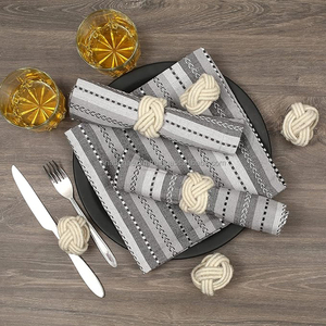 Eco-Friendly Napkin Rings Cute Jute Napkin Ring with Different Designs for <b>Kitchen</b> & Home Decoration Multi Color Napkin Ring - Product Image 6