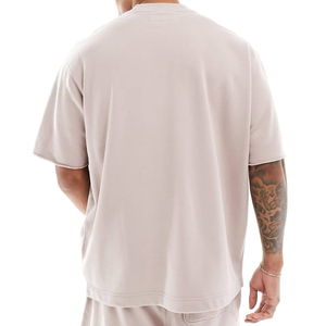T-shirts en coton 100% de haute qualité, lavés, vente en gros, personnalisables, unisexes, t-shirts pour hommes, t-shirts pour femmes, effet délavé - Product Image 2