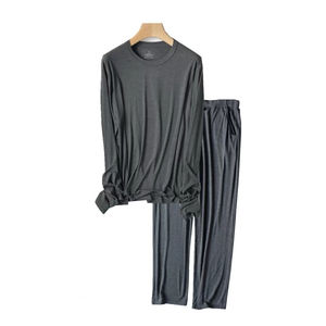 Ensemble de pyjama pour homme respirant à manches courtes pour toutes les saisons, vêtements de nuit décontractés pour la maison - Product Image 1