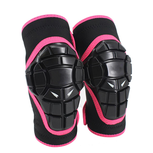 Genouillères de protection personnalisées bleues en tricot rembourrées pour le volleyball et le basketball, avec éponge épaisse anti-collision et compression (paire) - Product Image 5