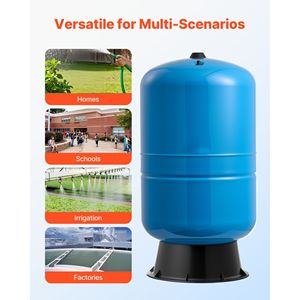 Serbatoio a Pressione Verticale da 30 Galloni, Pre-Pressurizzato, in Acciaio al Carbonio Resistente per Pompe di Pozzo - Product Image 6