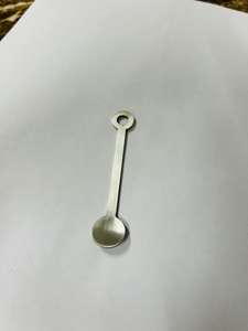 ช้อนชิลลาจิตขัดเงา สแตนเลสสตีล อุปกรณ์ตวงเรซินอายุรเวท พื้นผิวเรียบ - Product Image 4