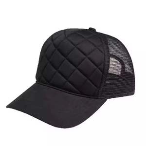 Gorra Trucker Negra de Bajo MOQ con Logotipo Personalizado, Gorra de Béisbol Deportiva de Malla Snapback de 6 Paneles, Gorro Sólido Liso para Adulto - Product Image 6