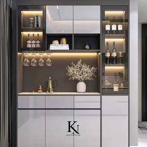 Luxurious Modern cabinet for <b>displaying</b> wine and <b>other</b> <b>accessories</b> living room dining room application Wine Cabinet - Product Image 4