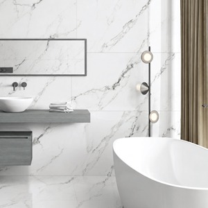 Azulejos de Porcelana Brillante con Aspecto de Mármol Astic Blanco de 600x1200 mm, Azulejos Esmaltados de Primera Calidad para Pisos y Paredes, para Sala de Estar, Hotel, Villa - Product Image 1