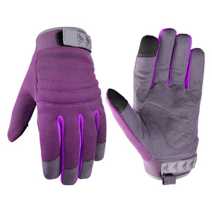 Synthetic Leather Amara Insulated Adjustable Wrist Mechanic Gloves for Unisex Water Resistant Anti Static Hand Protection Gloves - Product Image 4