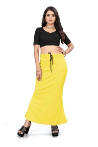 Women Customized Color <b>Elastic</b> Waist Pencil <b>Skirt</b> Drawstring Ankle-Length Casual Solid Fluffy Stretchable Satin High-quality - Product Image 1