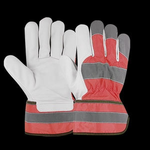 ถุงมือหนังวัวแท้ลายเกรนยอดนิยม สวมใส่สบาย สำหรับงานอุตสาหกรรม ทำสวน ป้องกันมือ และอุปกรณ์ป้องกันส่วนบุคคล - Product Image 2