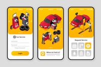 Solución Digital para el Mantenimiento del Automóvil, Aplicación Móvil, Seguimiento en Tiempo Real, Gestión Inteligente del Garaje, Habilitado para Internet, Multi-idioma, Personalizable