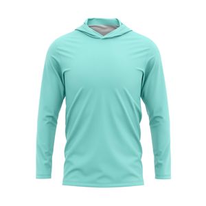 เสื้อฮู้ดดี้พิมพ์ลายพราง UPF50 สำหรับเล่นกีฬา วิ่ง เล่นเซิร์ฟ เดินป่า ล่าสัตว์ ระบายอากาศ แห้งเร็ว เสื้อฮู้ดดี้สำหรับตกปลา - Product Image 2