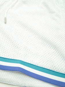 Pantalones cortos de malla de doble capa con impresión por sublimación personalizada Tela cómoda de poliéster 100% con cintura elástica Estilo de calle alta - Product Image 6