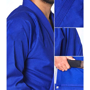 Uniforme de judo bleu de haute qualité, confortable, personnalisé, en promotion, uniforme d'arts martiaux, uniforme de judo, de jiu-jitsu, de karaté, de taekwondo - Product Image 6
