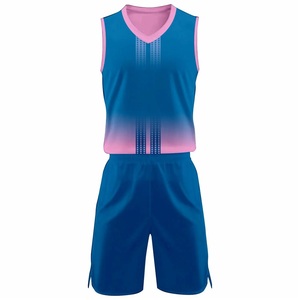 Conjunto de Uniforme de Baloncesto Sublimado Personalizado para Hombres y Jóvenes, Camisetas y Pantalones Cortos de Entrenamiento de Equipo de Tela de Malla Transpirable, Alta Calidad - Product Image 5
