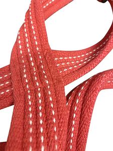 Muñequeras de fitness 100% algodón Figura 8 Correas de elevación Correa de elevación de entrenamiento de gimnasio personalizada para levantamiento de pesas Correas de doble bucle - Product Image 4