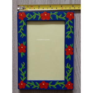 Cadre photo artistique en résine avec motif floral 4x6 pouces Décoration d'intérieur - Product Image 5