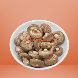 Hongos Shiitake Liofilizados, Cápsulas Completas |   Comida Vegana Lista para Comer con Rico Sabor Umami, Crujiente, de Vietnam, para Fideos Instantáneos - Product Image 2