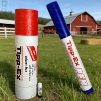 Stylo gonflable géant personnalisé en PVC hermétique, modèle stylo correcteur gonflable de marque pour la promotion de la papeterie/les magasins/les salons professionnels/les événements