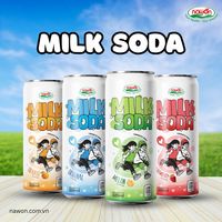 Beste Groothandel Prijzen Melksoda Met Aardbeiensmaak Lage Suiker Toegevoegde Nawon Fabriek Oem Gratis Monster Iso Brc Koosjer Halal Fssc