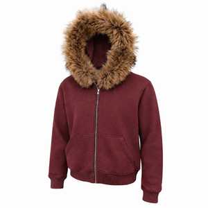 Custom High Quality Eco-Friendly Winter Designer Zip up 100% Cotton French Terry Oversized Acid Wash Faux <b>Fur</b> Zip Hoodie Men - Product Image 4