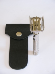 Butterfly Double Edge Safety Razor for Precise Comfortable Shaving MACLURA SURGICAL <b>Men's</b> Classic Single Blade Body & <b>Bikini</b> Use - Product Image 2